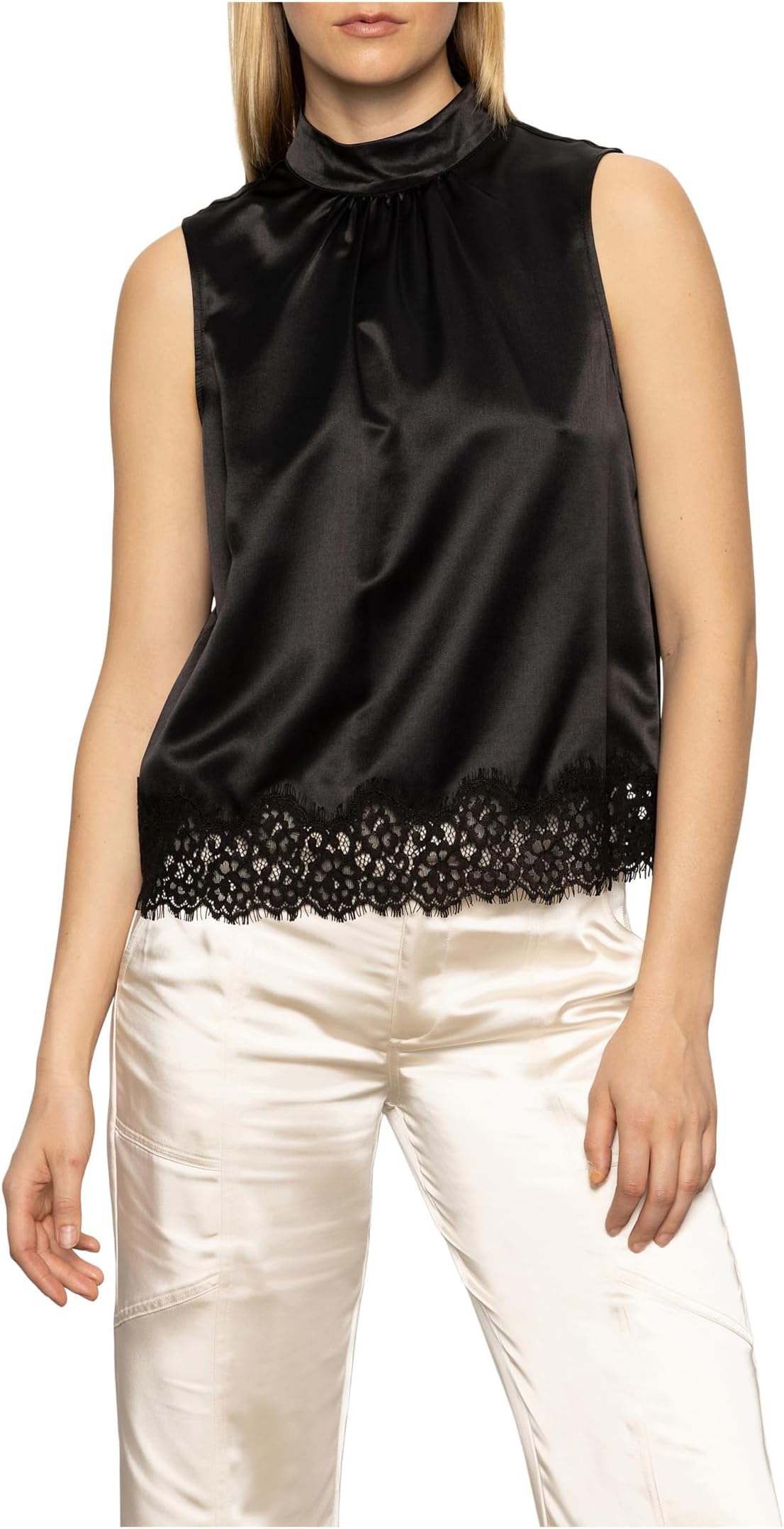 Женская атласная майка для позднего вечера Sanctuary, Black
Женская атласная майка для позднего вечера Sanctuary, Black