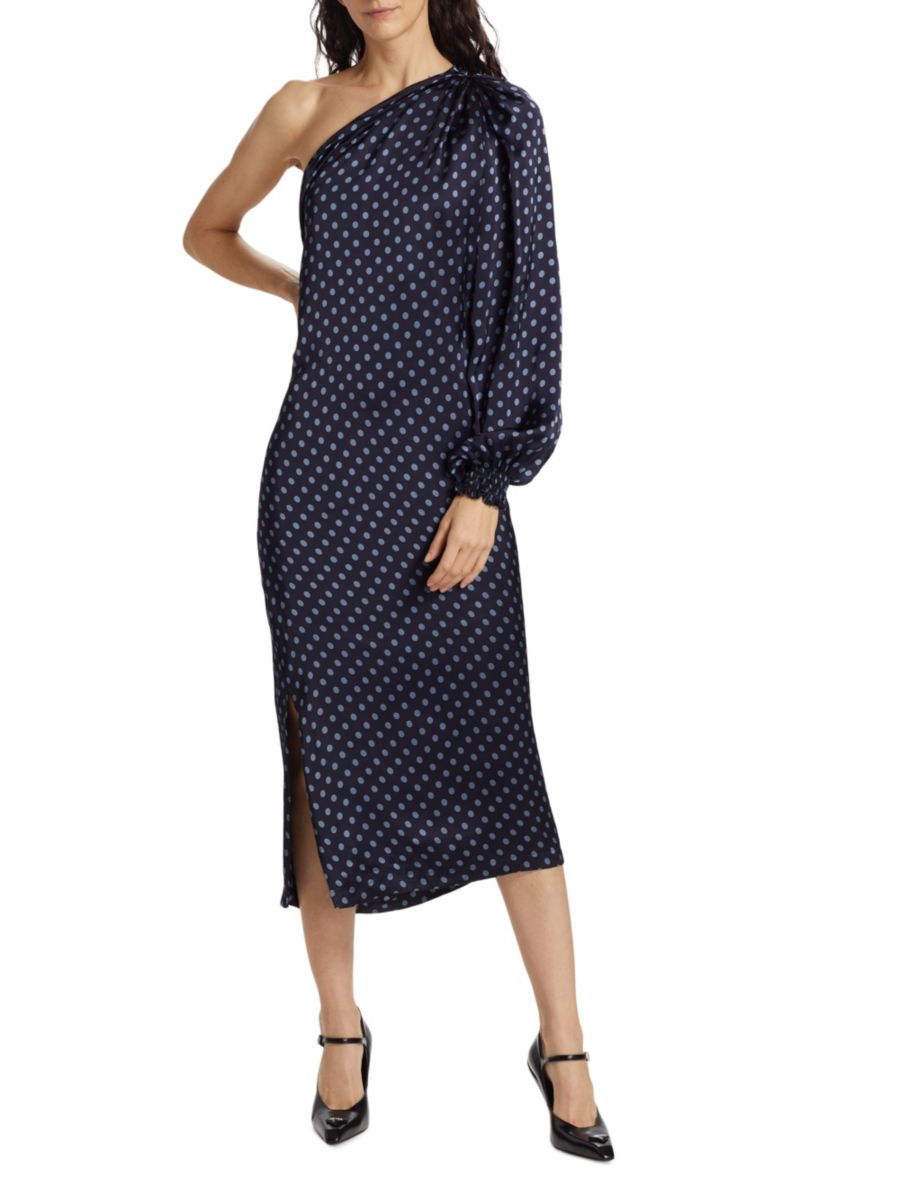 Платье-миди Keeley в горошек на одно плечо Rachel Comey, темно-синий
Платье-миди Keeley в горошек на одно плечо Rachel Comey, темно-синий