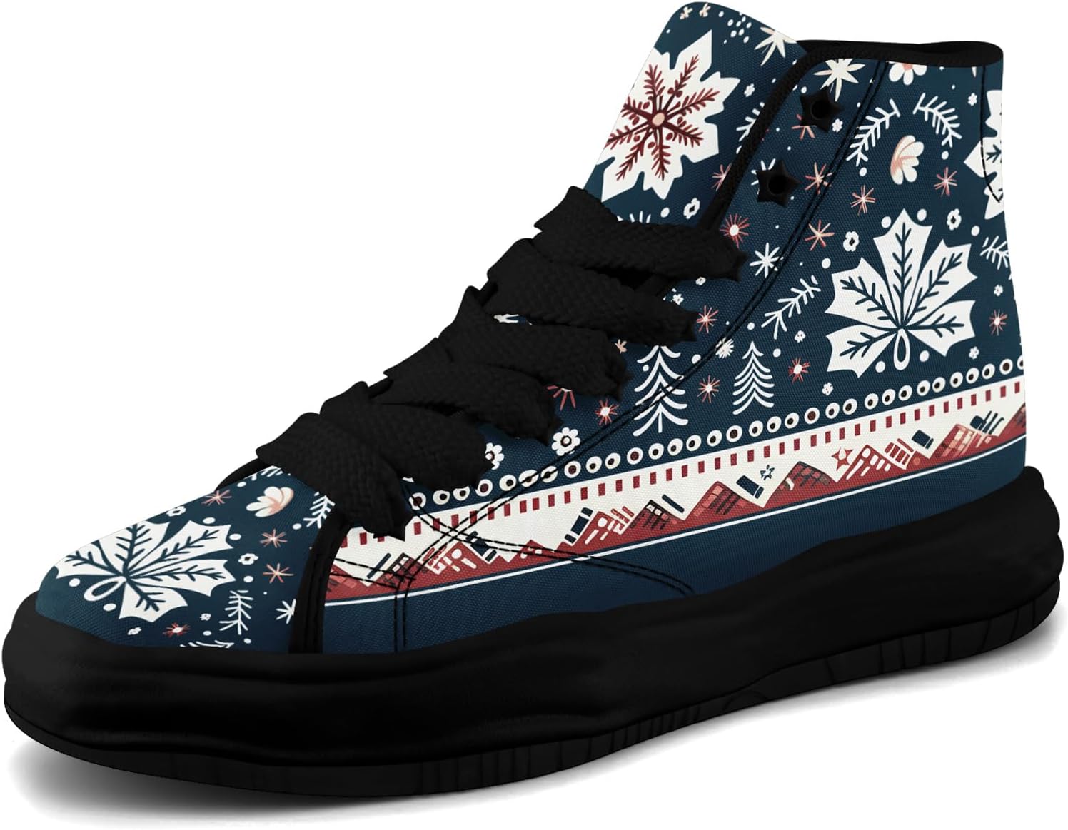 Высокие кеды AWSOLE на Рождество для женщин и мужчин, милые праздничные кроссовки из холщовой ткани, для вечеринок, повседневные шнуровки, модная обувь для прогулок, белый/черный/красный/синий/темно-синий
Высокие кеды AWSOLE на Рождество для женщин и мужчин, милые праздничные кроссовки из холщовой ткани, для вечеринок, повседневные шнуровки, модная обувь для прогулок, белый/черный/красный/синий/темно-синий