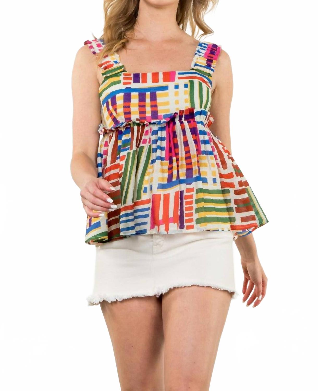 Топ Marjorie в мультиколоре THML
Топ Marjorie в мультиколоре THML