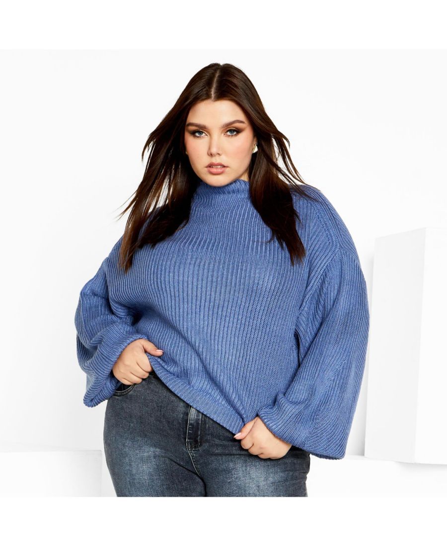 Женский свитер Ангел CITY CHIC, Blue
Женский свитер Ангел CITY CHIC, Blue