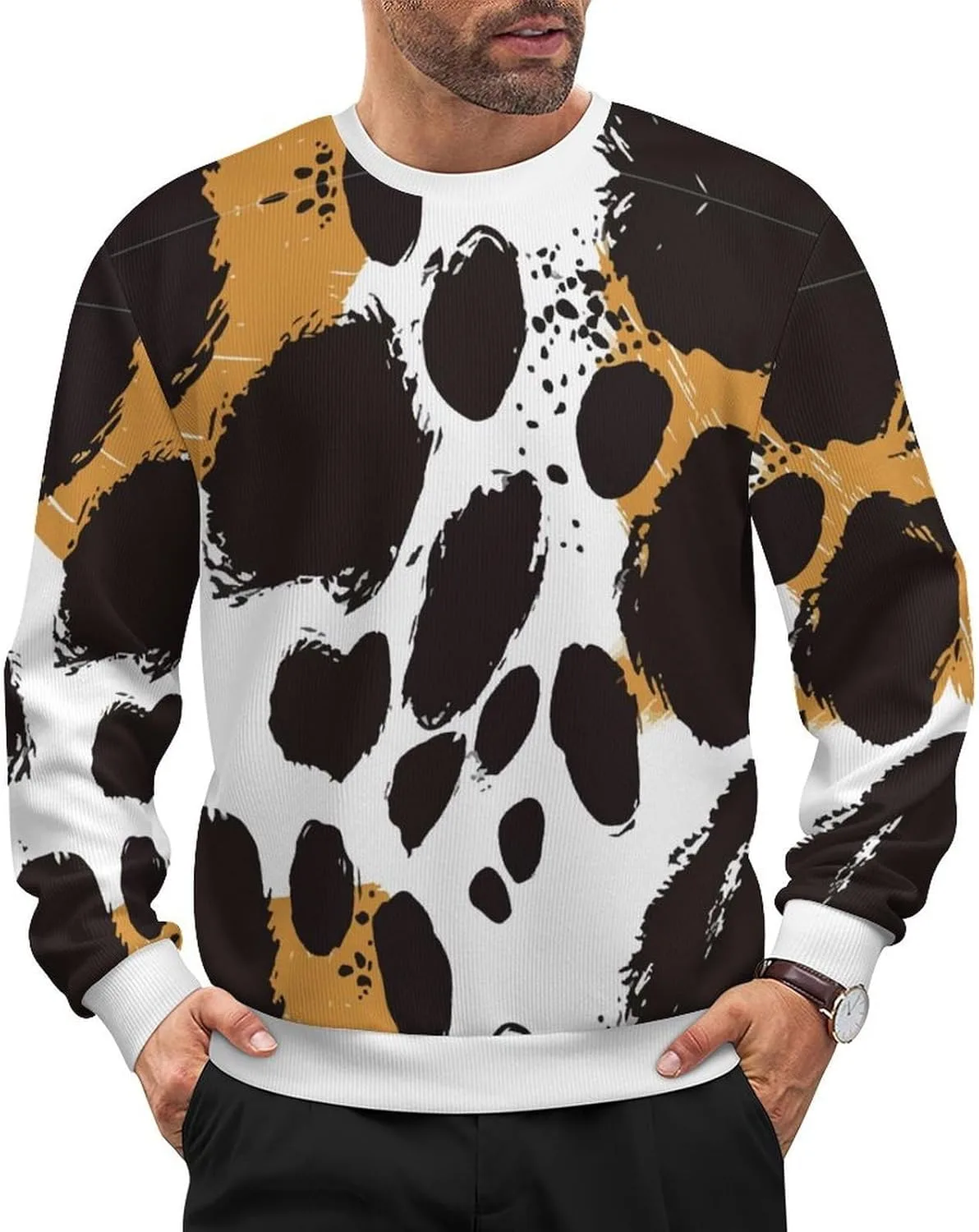 Свитер для мужчин Animal Print с длинными рукавами HLSDFRES
Свитер для мужчин Animal Print с длинными рукавами HLSDFRES