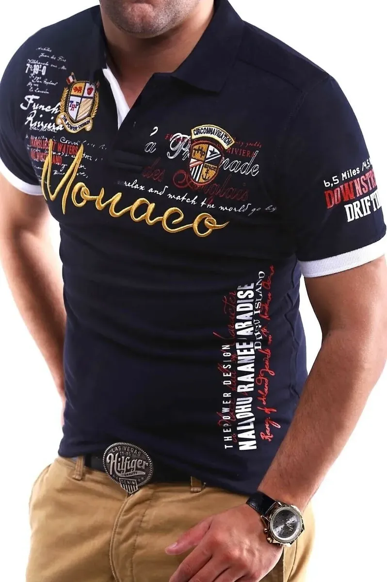 Рубашка-поло behype "MONACO", качество пике, синий
Рубашка-поло behype "MONACO", качество пике, синий