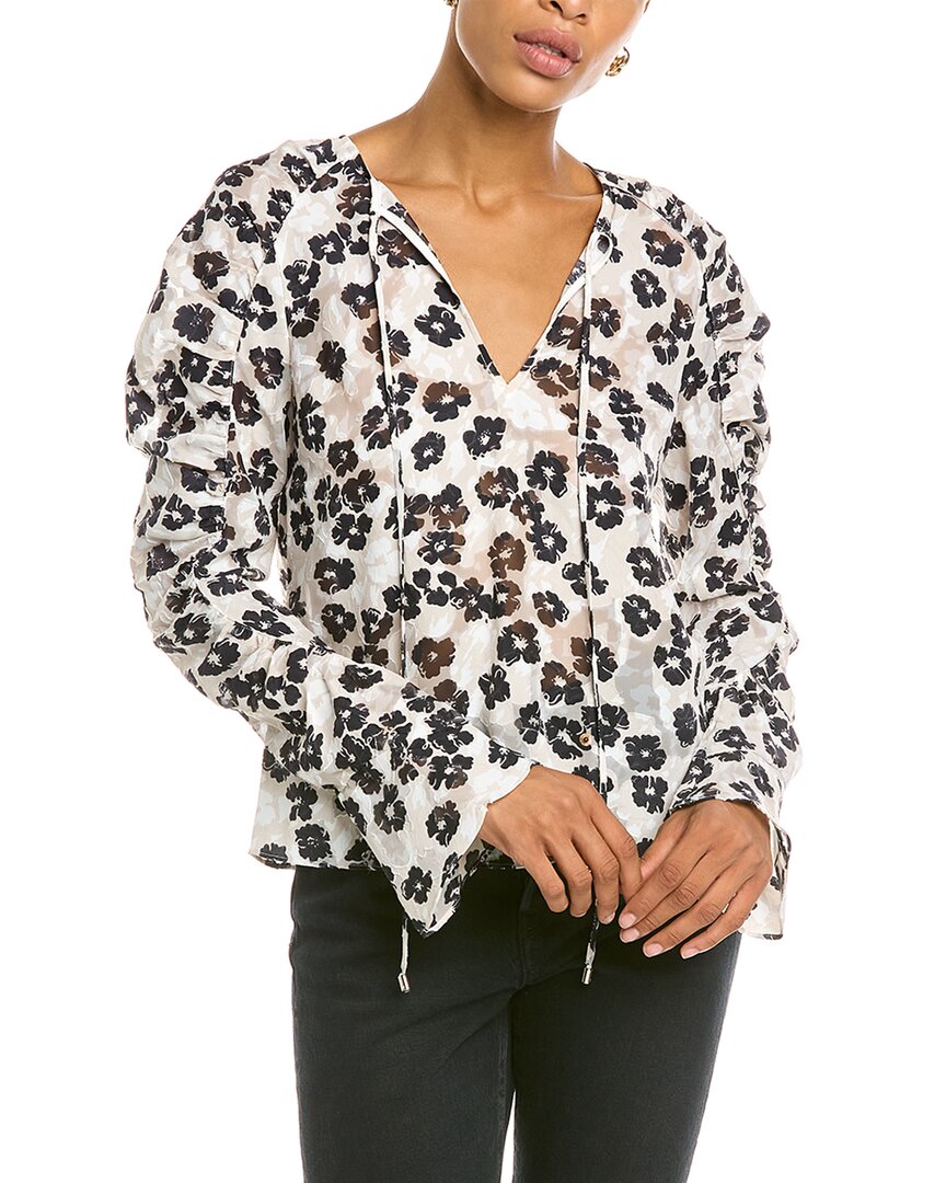 Ted Baker Топ с оборками и вырезом-замочной скважиной, серый
Ted Baker Топ с оборками и вырезом-замочной скважиной, серый