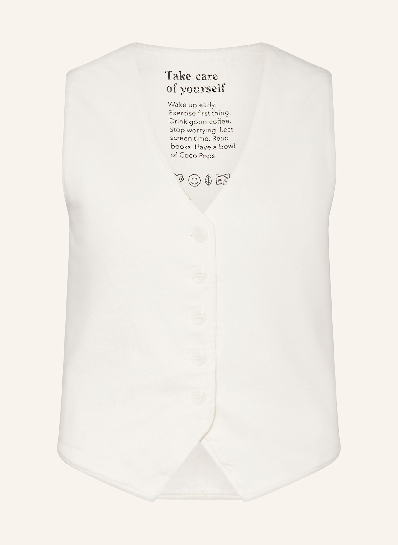 Вязаный жилет Grace, бежевый 
Вязаный жилет Grace, бежевый