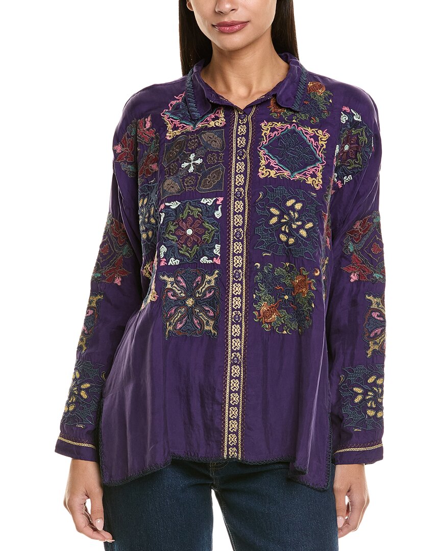 Джонни Вас Блузка оверсайз Одри Johnny Was, фиолетовый
Джонни Вас Блузка оверсайз Одри Johnny Was, фиолетовый