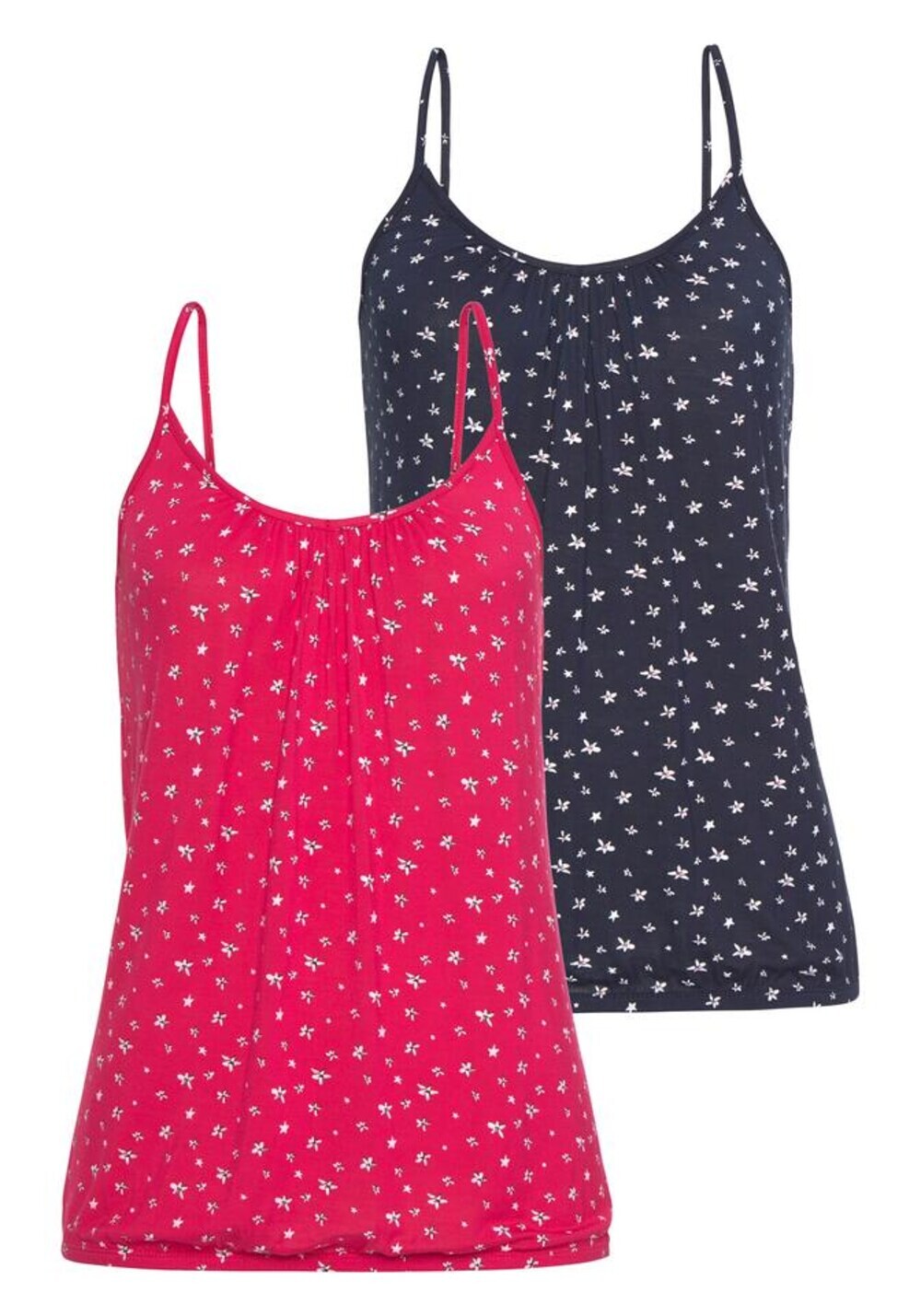 Топ Lascana, темно-синий/красный 
Топ Lascana, темно-синий/красный