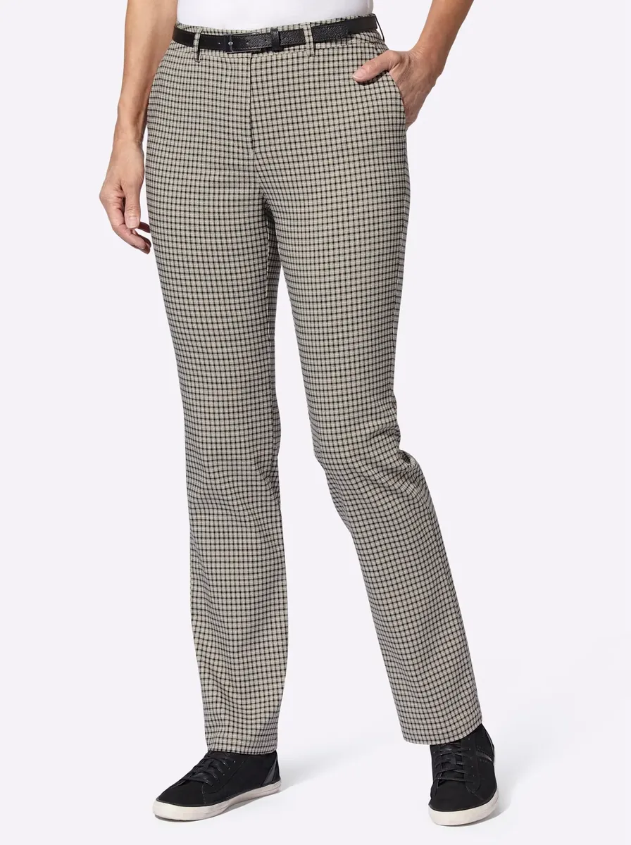 Casual Looks тканые брюки, цвет Sesam-Schwarz-Kariert
Casual Looks тканые брюки, цвет Sesam-Schwarz-Kariert