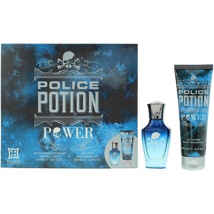 Подарочный набор из 2 предметов Police Potion Power Eau de Parfum 30 мл Гель для душа 100 мл
Подарочный набор из 2 предметов Police Potion Power Eau de Parfum 30 мл Гель для душа 100 мл