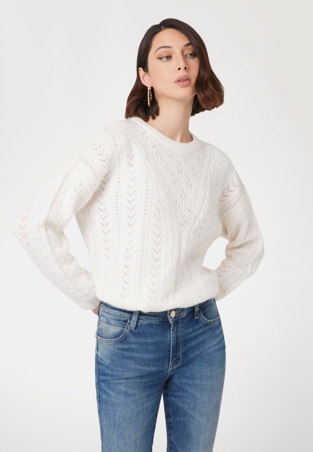 Джемпер Guess, белый
Джемпер Guess, белый