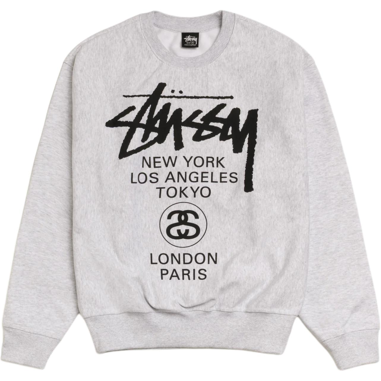 Свитшоты из коллекции World Cruise Collection, унисекс, с круглым вырезом, средней толщины, стандартного размера Stussy, серый
Свитшоты из коллекции World Cruise Collection, унисекс, с круглым вырезом, средней толщины, стандартного размера Stussy, серый