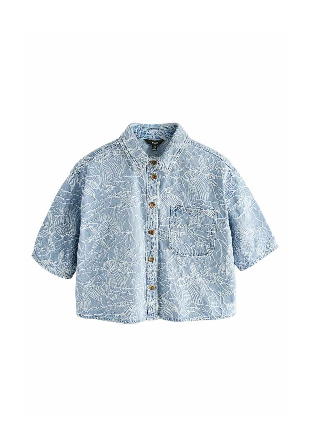 Блузка на пуговицах Next, синий
Блузка на пуговицах Next, синий