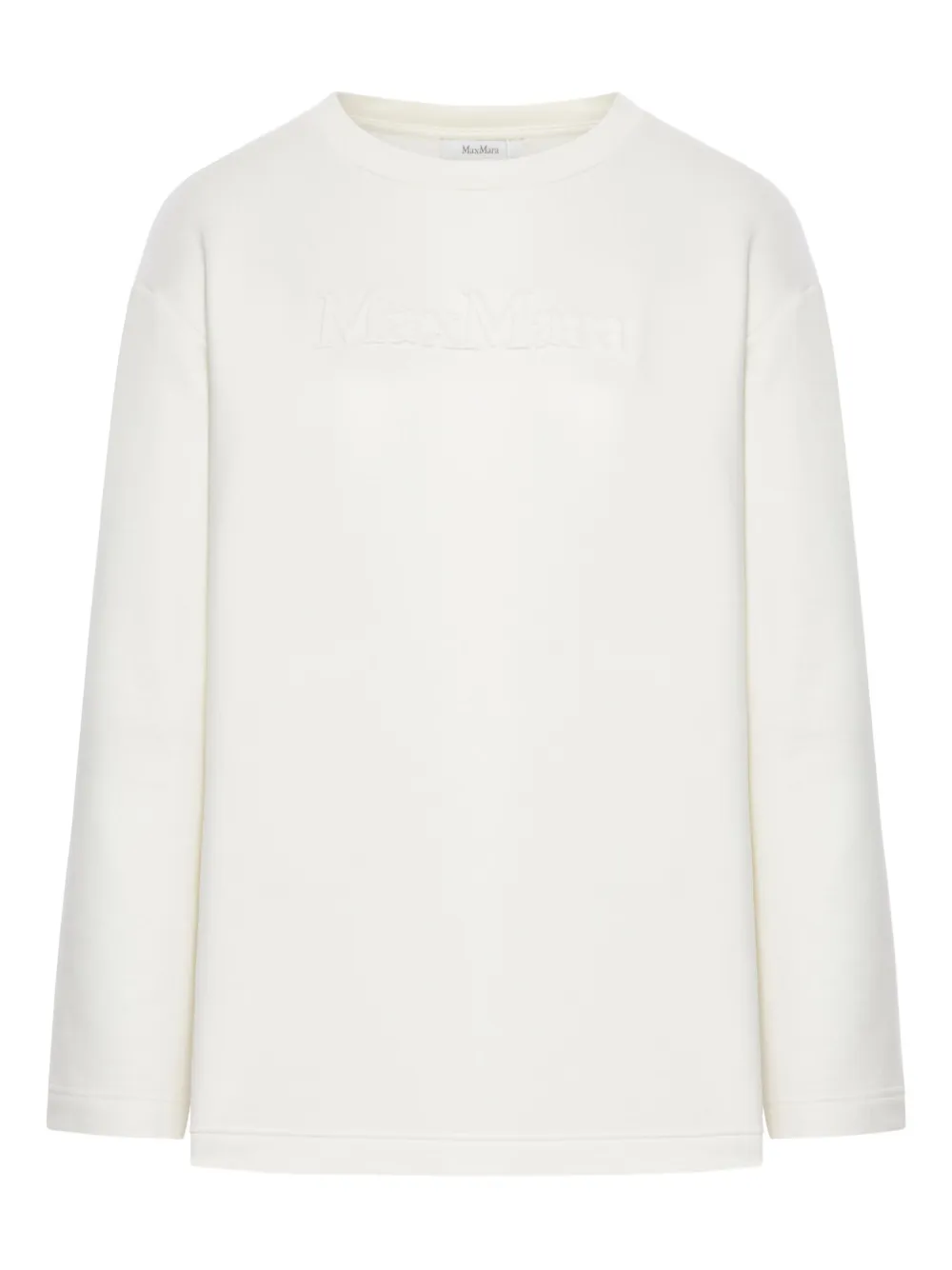 Толстовка с тисненым логотипом MAX MARA, белый
Толстовка с тисненым логотипом MAX MARA, белый