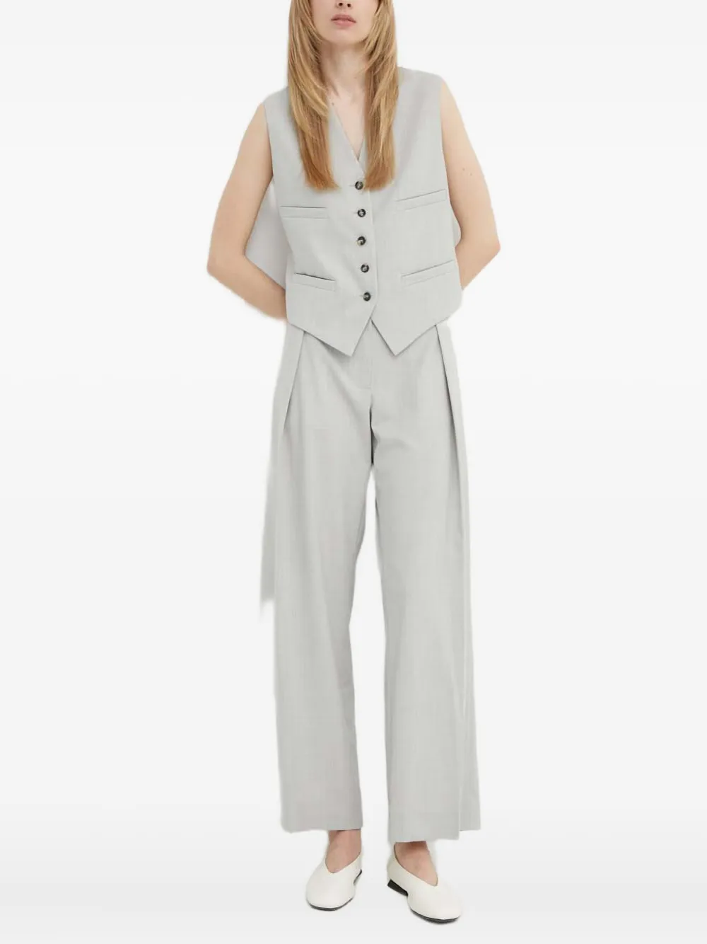 Жилет на пуговицах Day Birger Et Mikkelsen, серый
Жилет на пуговицах Day Birger Et Mikkelsen, серый