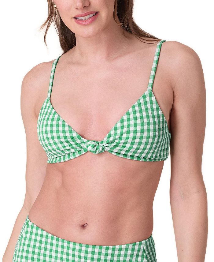 Женский бикини-топ Santorini с узлом спереди Andie, зеленый
Женский бикини-топ Santorini с узлом спереди Andie, зеленый