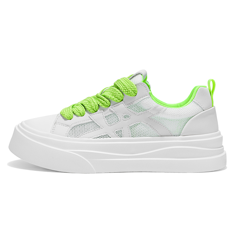 Нескользящие, износостойкие, дышащие низкие мужские кроссовки для скейтбординга Magelly, White Green
Нескользящие, износостойкие, дышащие низкие мужские кроссовки для скейтбординга Magelly, White Green