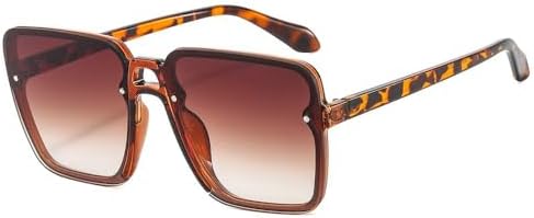 Солнцезащитные очки большого квадратного размера 2027 года в винтажном стиле для женщин, фиолетовые, зеленые, розовые, с защитой от УФ-излучения UV400, для мужчин и женщин MTZJH, Tea
Солнцезащитные очки большого квадратного размера 2027 года в винтажном стиле для женщин, фиолетовые, зеленые, розовые, с защитой от УФ-излучения UV400, для мужчин и женщин MTZJH, Tea