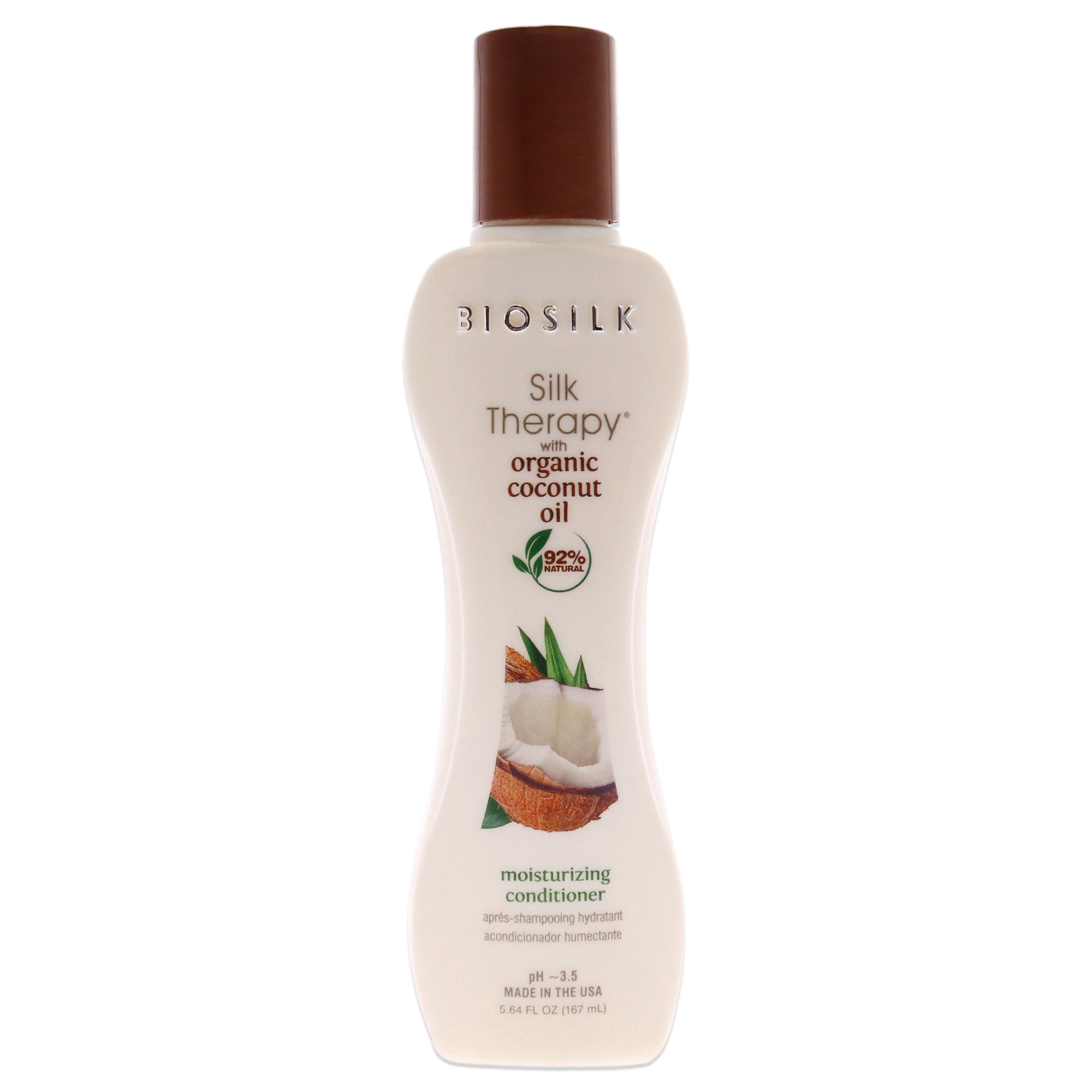 Увлажняющий кондиционер Silk Therapy с кокосовым маслом от Biosilk для мужчин и женщин - 160 мл, прозрачный
Увлажняющий кондиционер Silk Therapy с кокосовым маслом от Biosilk для мужчин и женщин - 160 мл, прозрачный