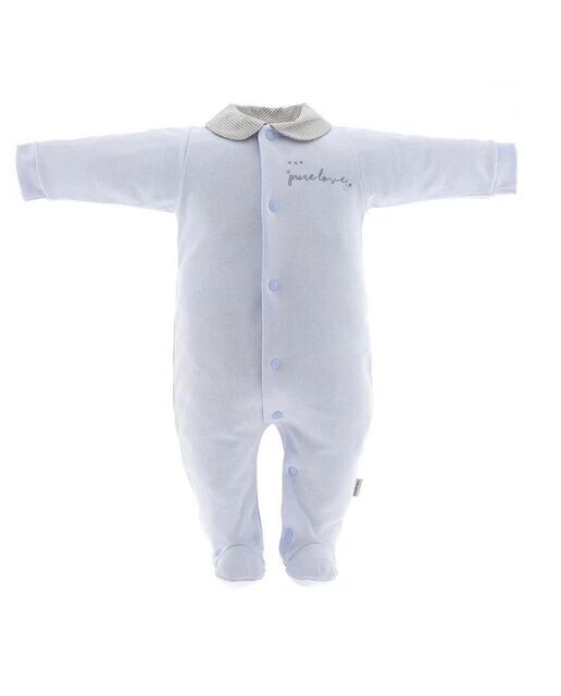 Длинная пижама для мальчика с воротником и вышивкой Cambrass, светло-синий
Длинная пижама для мальчика с воротником и вышивкой Cambrass, светло-синий