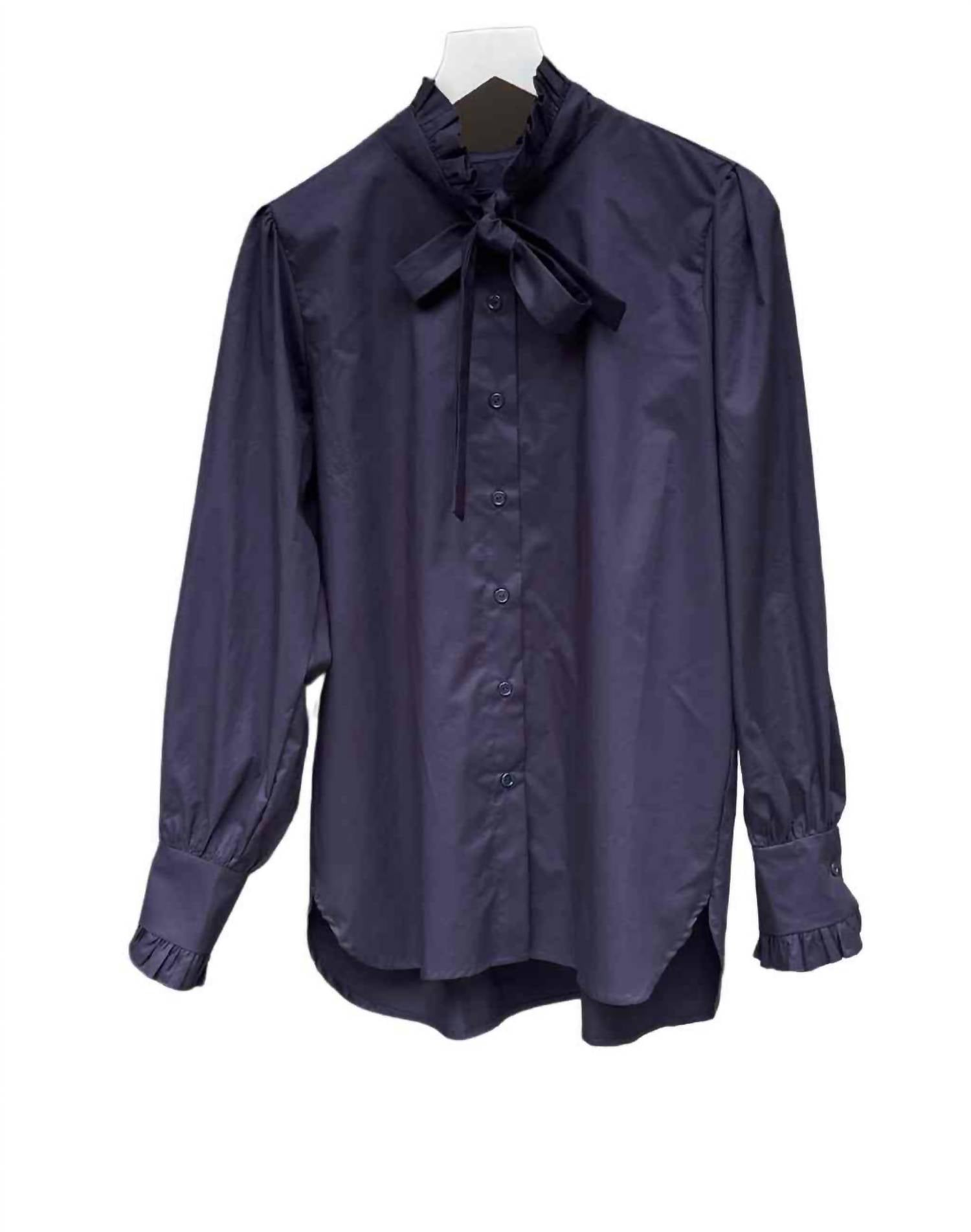 Женская блузка Diane классического темно-синего цвета MONICA NERA
Женская блузка Diane классического темно-синего цвета MONICA NERA