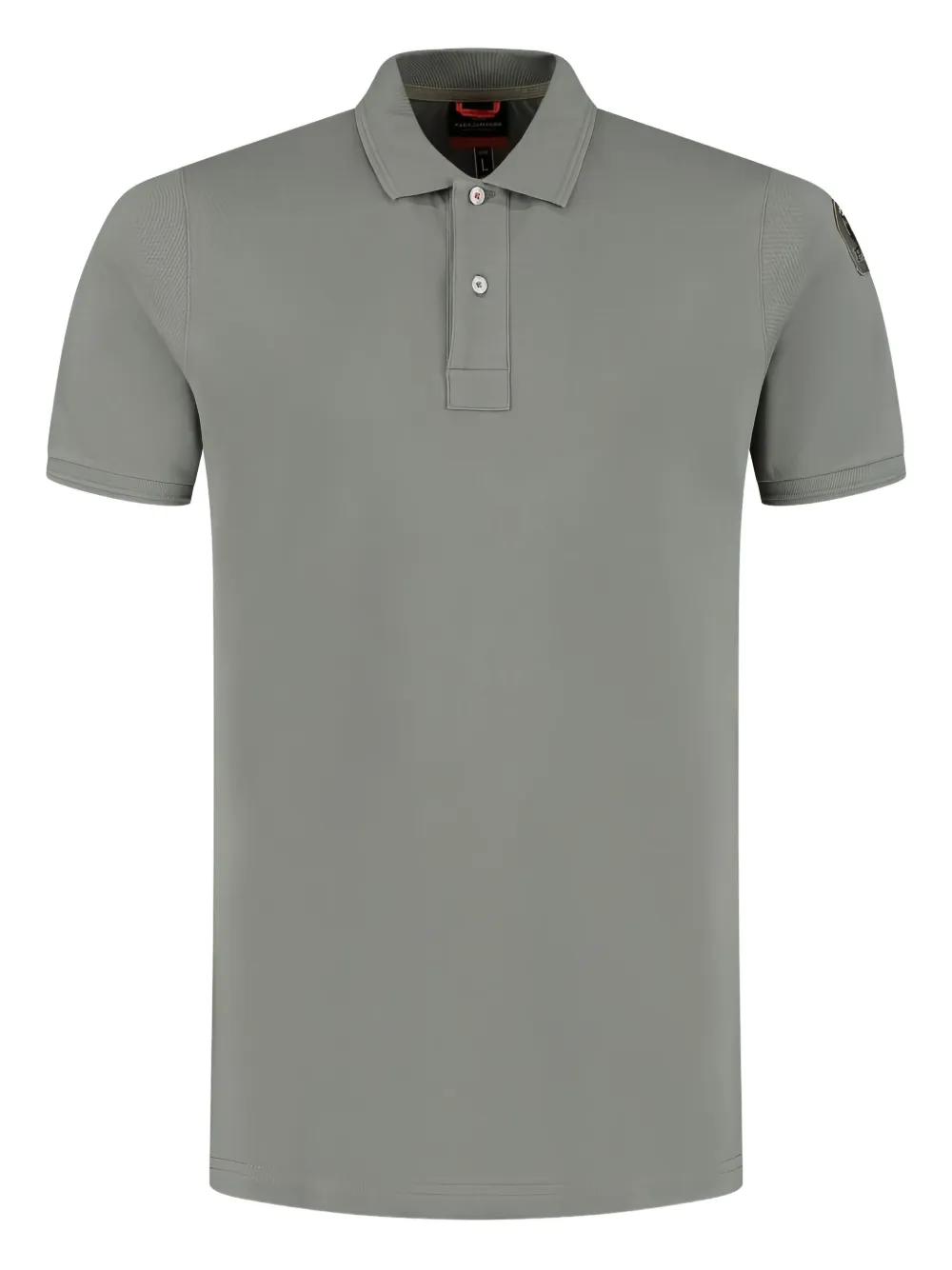 Рубашка поло с нашивкой-логотипом Parajumpers, серый 
Рубашка поло с нашивкой-логотипом Parajumpers, серый