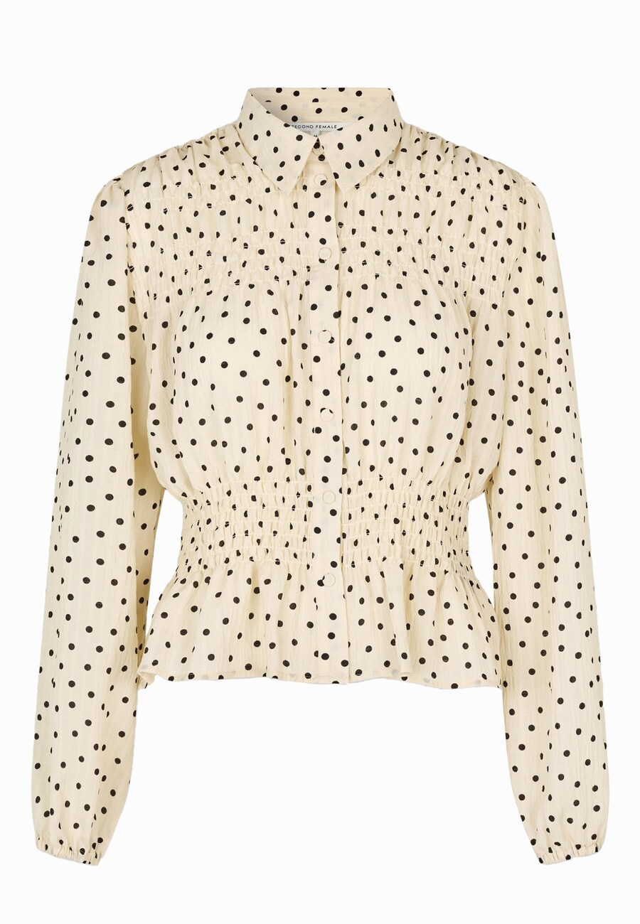 Блуза SECOND FEMALE Tuva, кремовый
Блуза SECOND FEMALE Tuva, кремовый