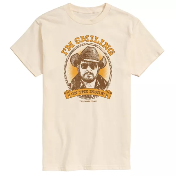 Мужская футболка Yellowstone "Улыбка внутри" с принтом Licensed Character, бежевый
Мужская футболка Yellowstone "Улыбка внутри" с принтом Licensed Character, бежевый