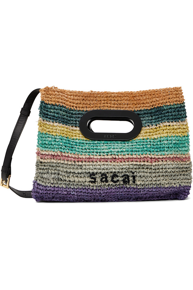Рафия новая шопер маленькая сумка Sacai, мультиколор
Рафия новая шопер маленькая сумка Sacai, мультиколор