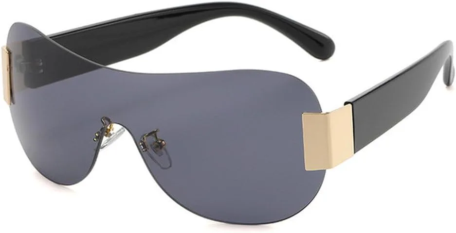 Модные роскошные солнцезащитные очки большого размера без оправы, цельные, для женщин и мужчин, в винтажном панк-стиле, трендовые очки, SUN2974 Generic, Black Gray
Модные роскошные солнцезащитные очки большого размера без оправы, цельные, для женщин и мужчин, в винтажном панк-стиле, трендовые очки, SUN2974 Generic, Black Gray