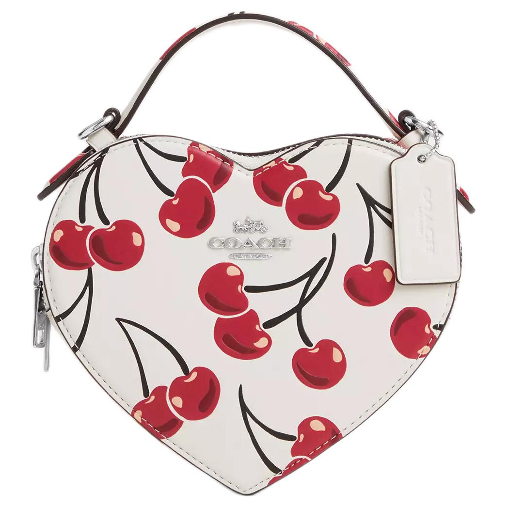 COACH Гладкая кожаная сумка в форме сердца миниатюрная женская через плечо мел и мультиколор
COACH Гладкая кожаная сумка в форме сердца миниатюрная женская через плечо мел и мультиколор