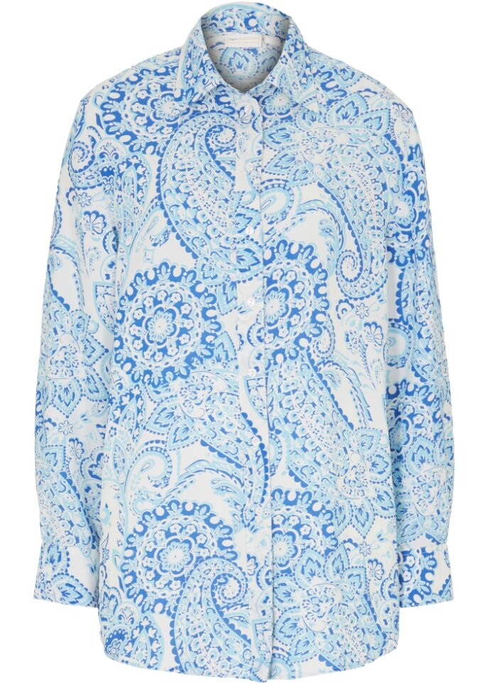 Блузка-рубашка оверсайз с принтом Bpc Selection, белый
Блузка-рубашка оверсайз с принтом Bpc Selection, белый