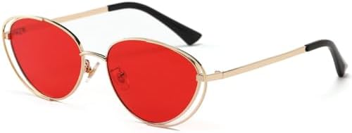 Панк-солнцезащитные очки в двойной оправе для женщин, модные мужские солнцезащитные очки в стиле ретро с металлическим покрытием, защита от УФ-излучения UV400 MTZJH, Gold Red
Панк-солнцезащитные очки в двойной оправе для женщин, модные мужские солнцезащитные очки в стиле ретро с металлическим покрытием, защита от УФ-излучения UV400 MTZJH, Gold Red