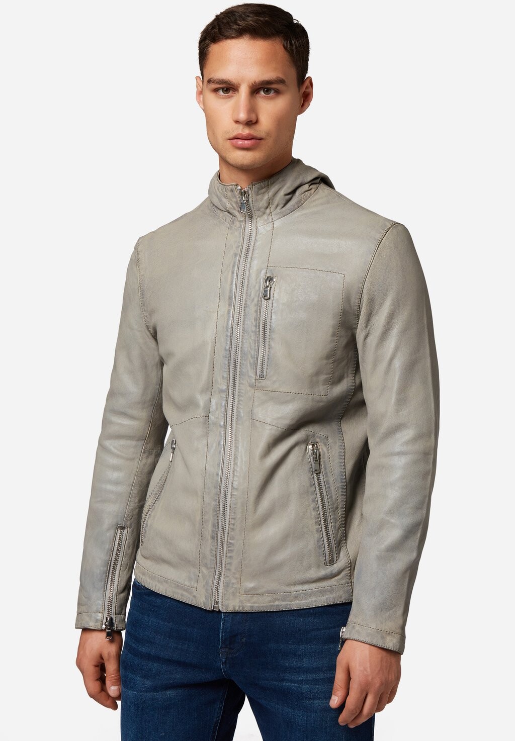 Кожаная куртка Ricano, Серый, Кожаная куртка Ricano
Кожаная куртка Ricano, Серый, Кожаная куртка Ricano