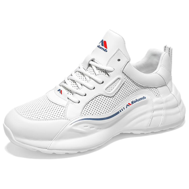 Kolumb Легкие повседневные туфли с противоскользящей подошвой, белые, мужские
Kolumb Легкие повседневные туфли с противоскользящей подошвой, белые, мужские