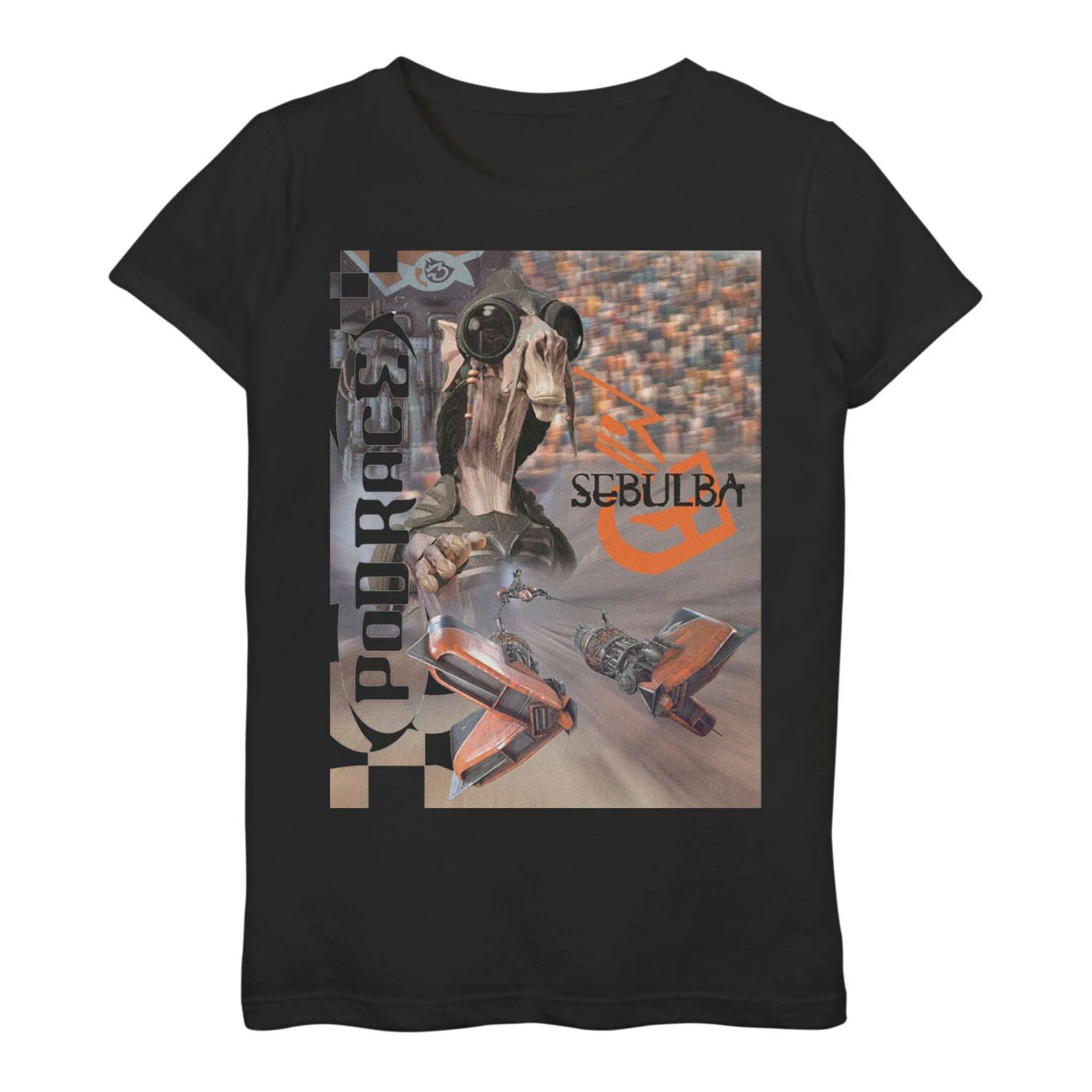 Футболка с плакатом «Звездные войны Sebulba Pod Race» для девочек 7–16 лет Licensed Character
Футболка с плакатом «Звездные войны Sebulba Pod Race» для девочек 7–16 лет Licensed Character