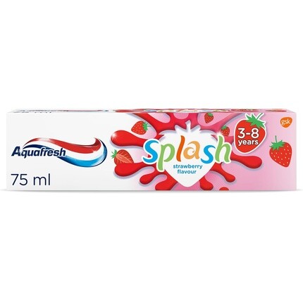 Зубная паста Splash Kids со вкусом клубники 75 мл Aquafresh
Зубная паста Splash Kids со вкусом клубники 75 мл Aquafresh