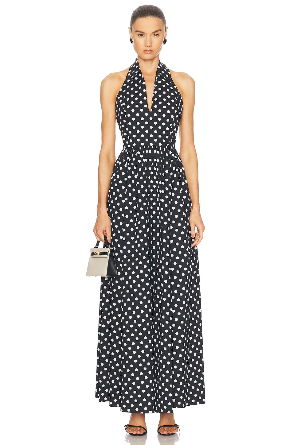 Платье Aya с открытой спиной и воротником CAROLINE CONSTAS, цвет Black & White Polka Dot
Платье Aya с открытой спиной и воротником CAROLINE CONSTAS, цвет Black & White Polka Dot