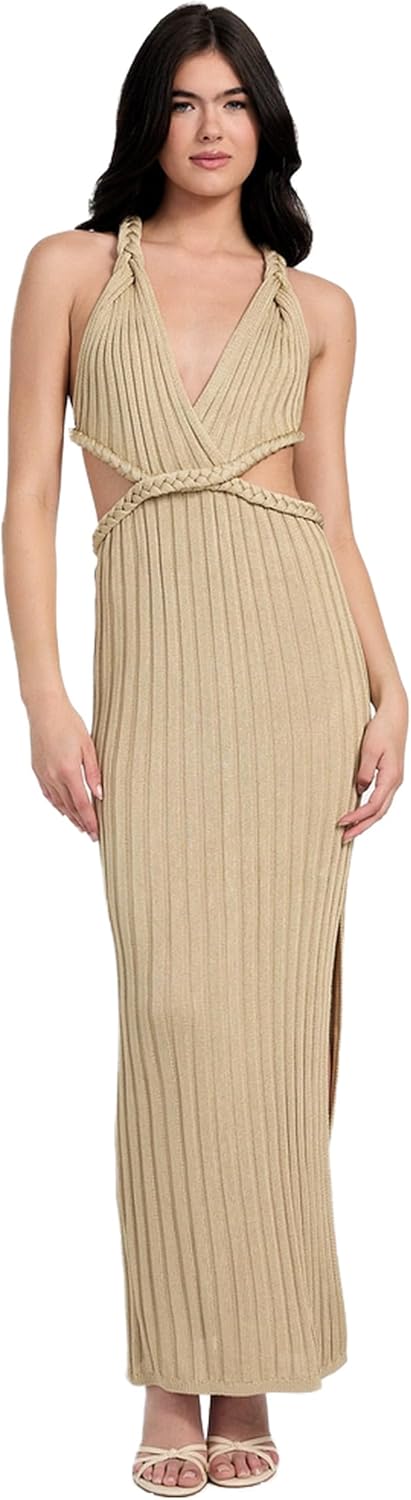 GUESS Женское платье Vanya Rib без рукавов с запахом, Natural Multi
GUESS Женское платье Vanya Rib без рукавов с запахом, Natural Multi