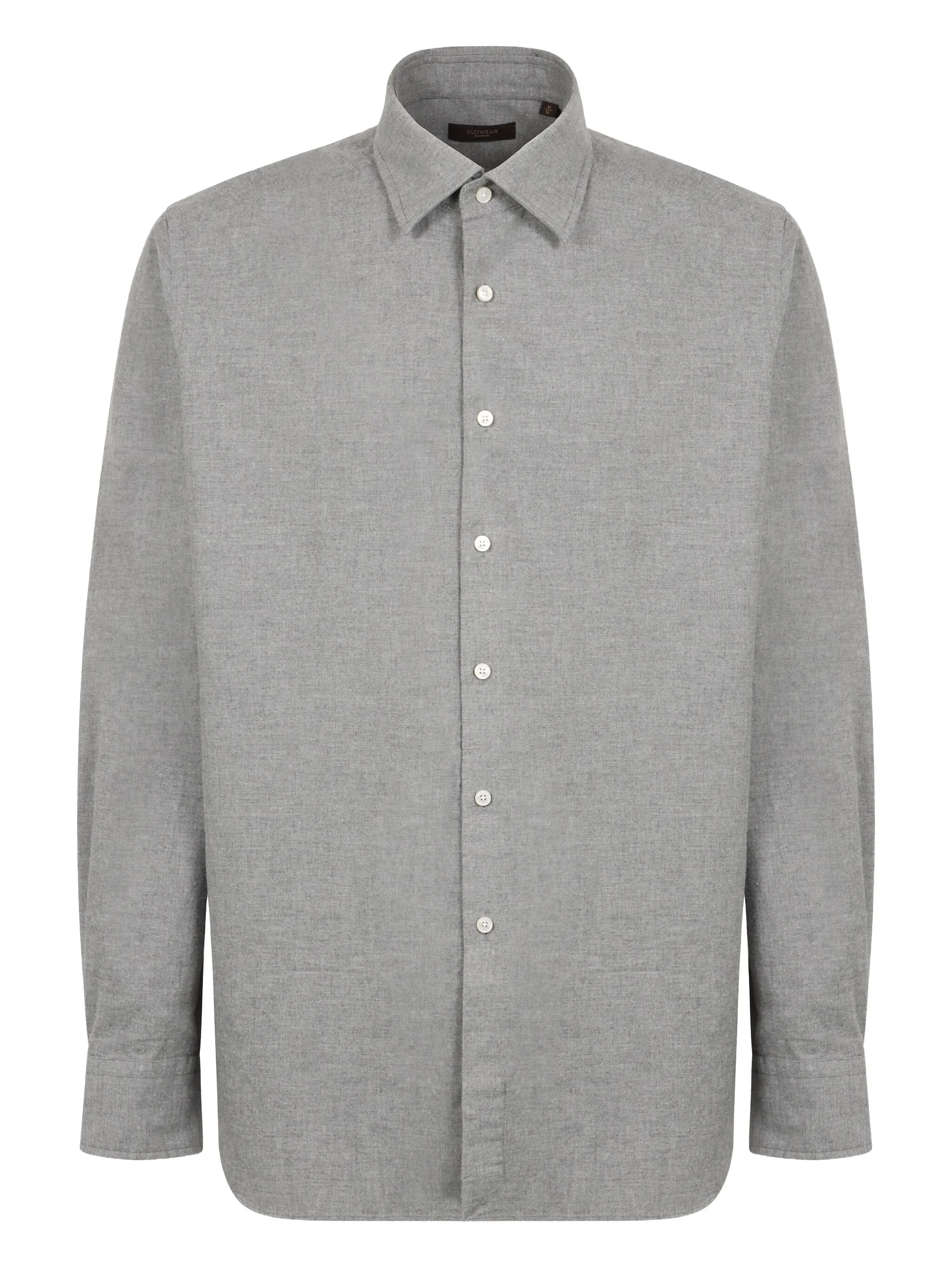 Рубашка с длинными рукавами Slowear, серый
Рубашка с длинными рукавами Slowear, серый