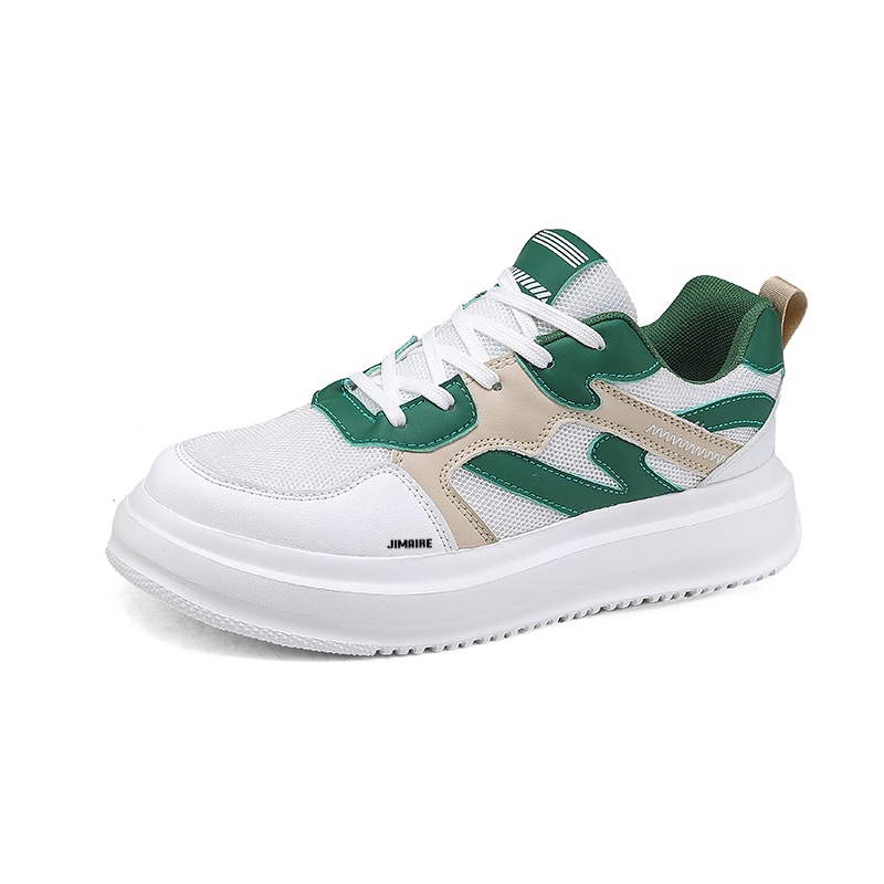 King Jinmai Мужские скейтерские кроссовки бело-зеленые, цвет White Green
King Jinmai Мужские скейтерские кроссовки бело-зеленые, цвет White Green