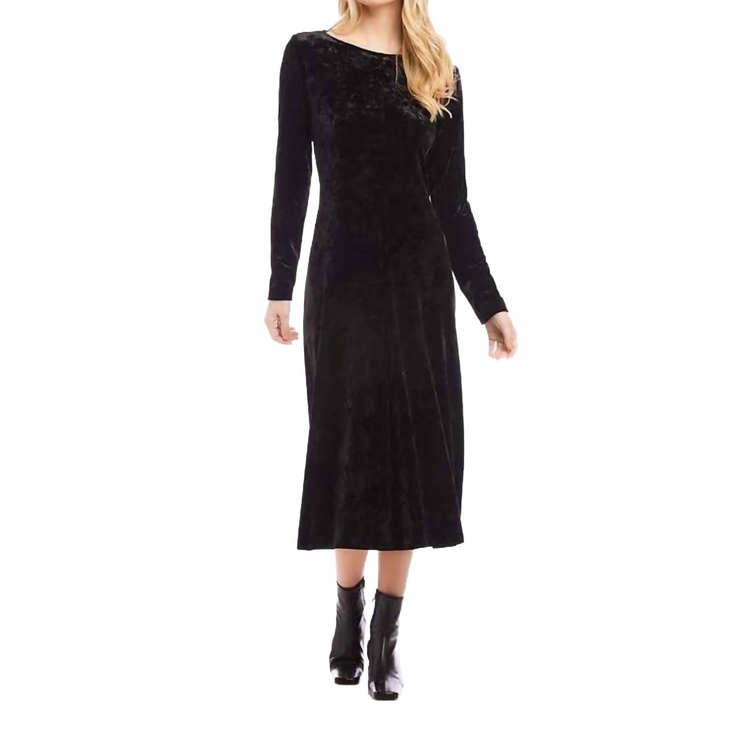 Платье Kate из бархата в черном цвете Karen Kane
Платье Kate из бархата в черном цвете Karen Kane
