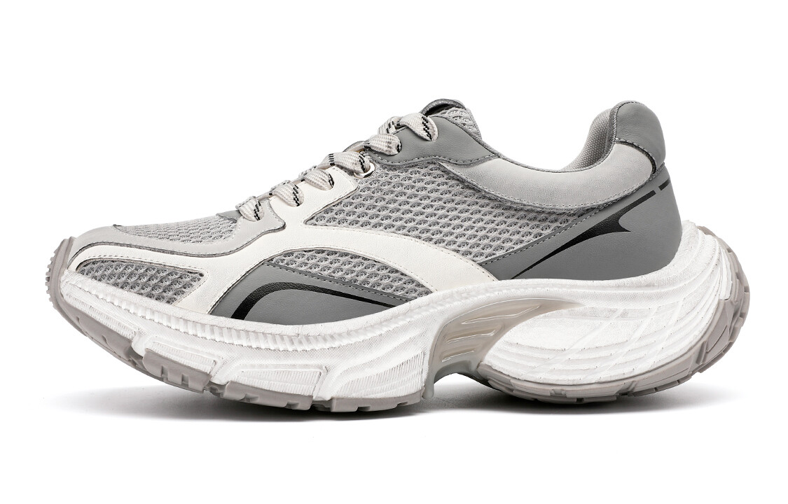 Кроссовки C°BANNER Chunky Sneakers Men Low-top Black, серый 
Кроссовки C°BANNER Chunky Sneakers Men Low-top Black, серый