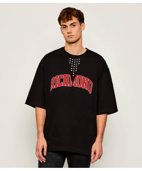 Футболка Аннами Oversize fit John Richmond, черный 
Футболка Аннами Oversize fit John Richmond, черный