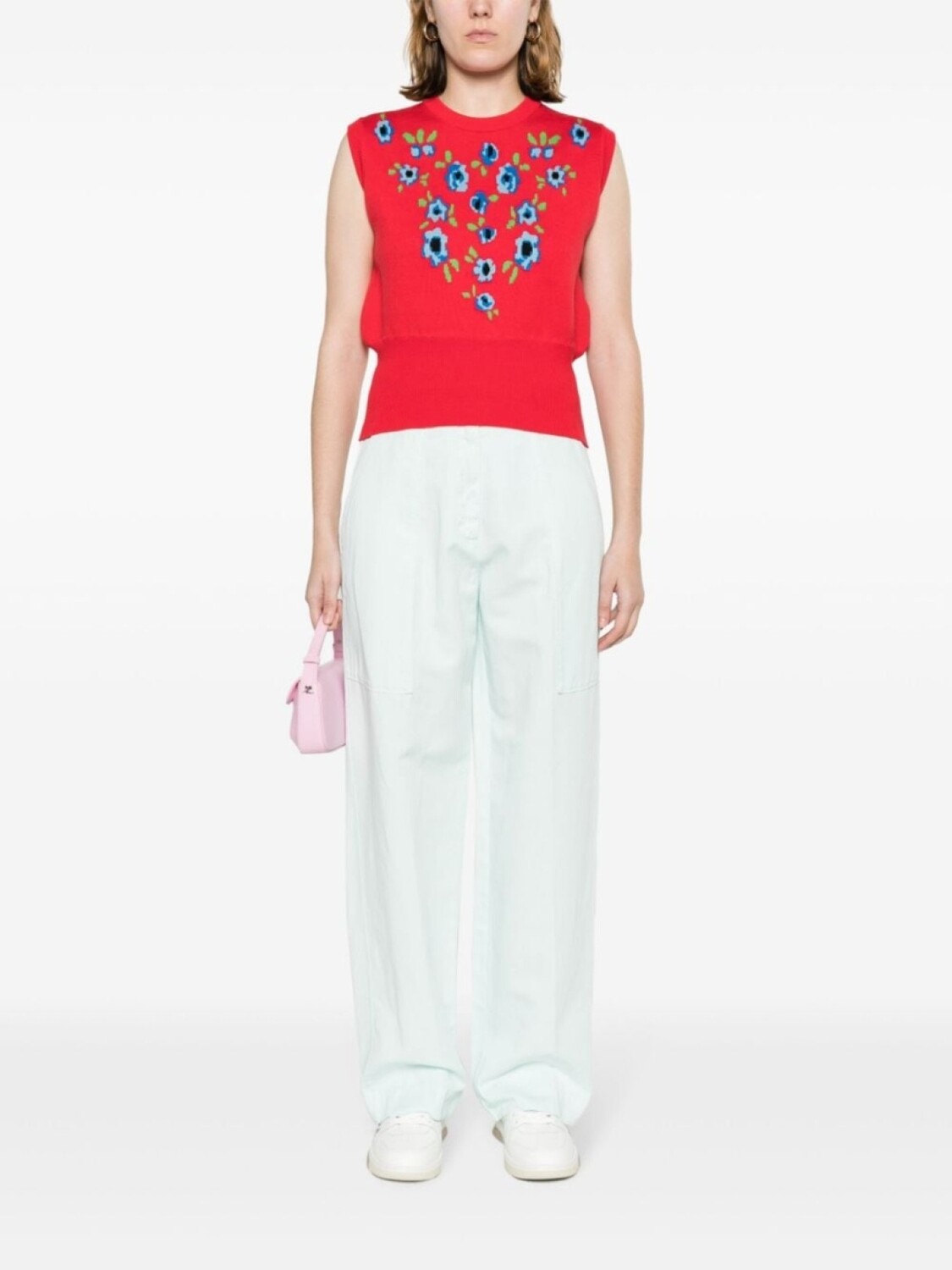 Forte Forte прямые брюки с завышенной талией, синий
Forte Forte прямые брюки с завышенной талией, синий