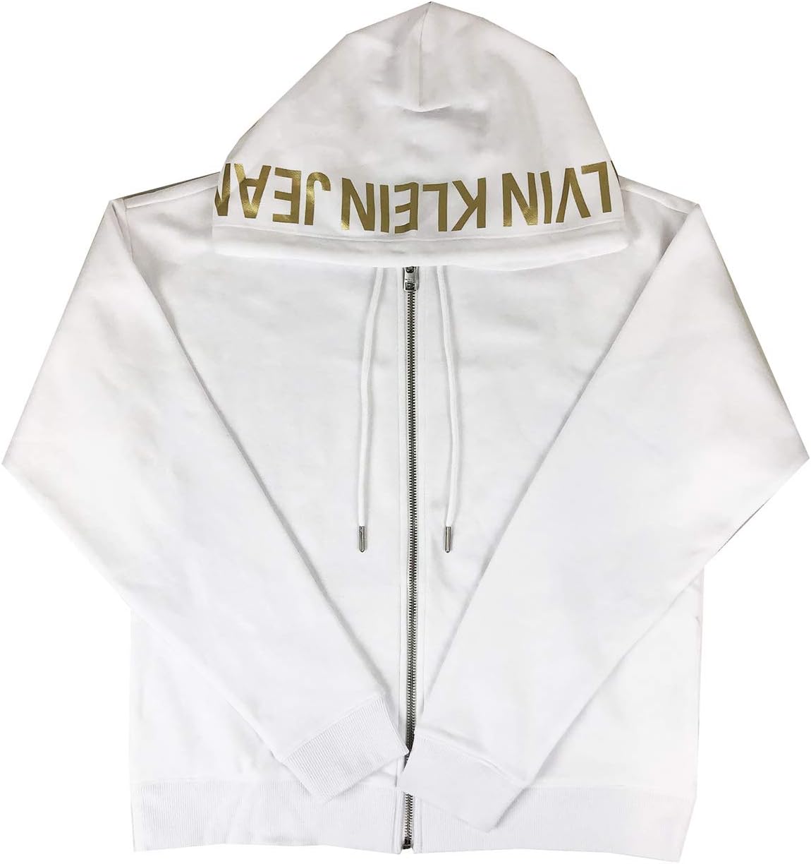 Calvin Klein Женская куртка-бомбер с металлическим логотипом на капюшоне молния (Бриллиантовый белый)
Calvin Klein Женская куртка-бомбер с металлическим логотипом на капюшоне молния (Бриллиантовый белый)