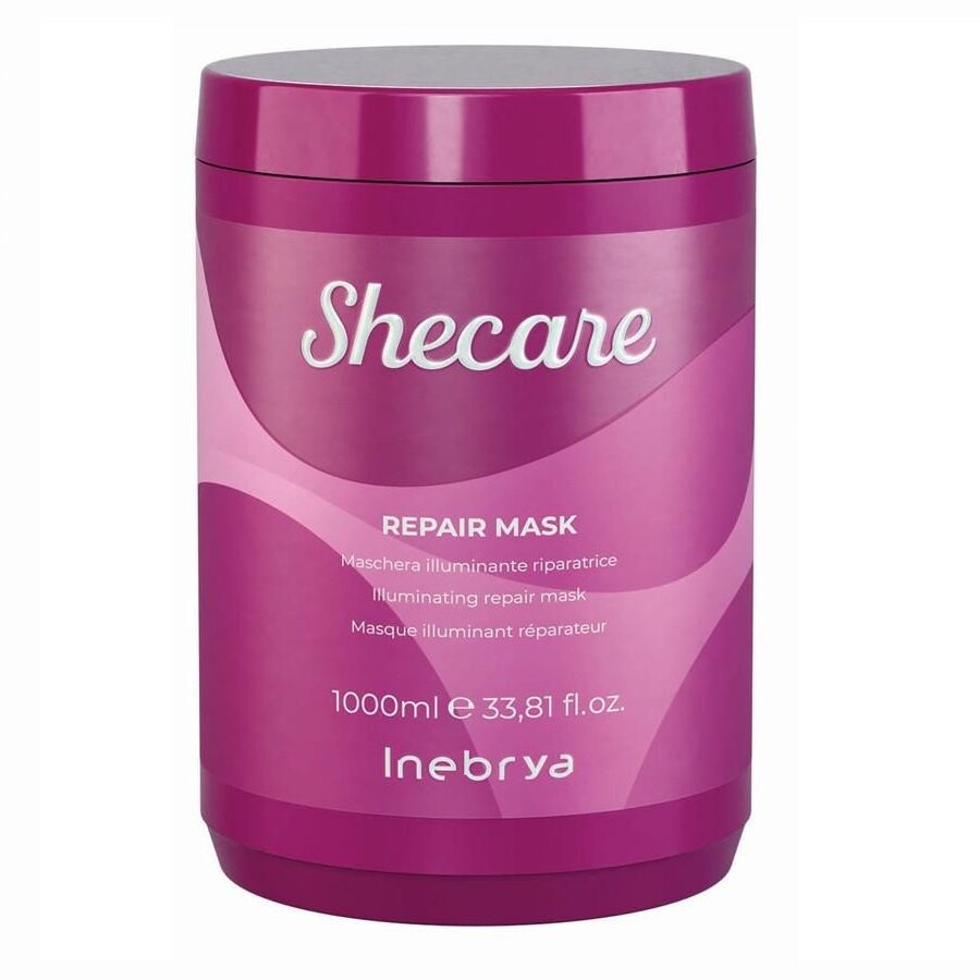 Inebrya, Shecare Repair Mask осветляющая и восстанавливающая маска для волос, поврежденных химическими обработками, 1000мл
Inebrya, Shecare Repair Mask осветляющая и восстанавливающая маска для волос, поврежденных химическими обработками, 1000мл