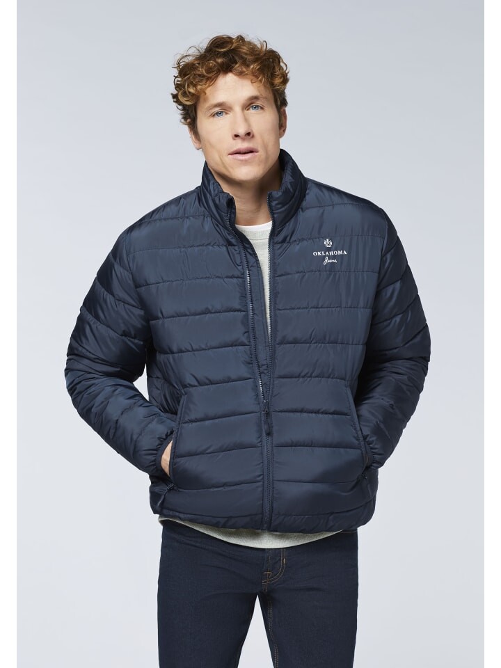 Стеганая куртка Oklahoma Jeans, синий 
Стеганая куртка Oklahoma Jeans, синий