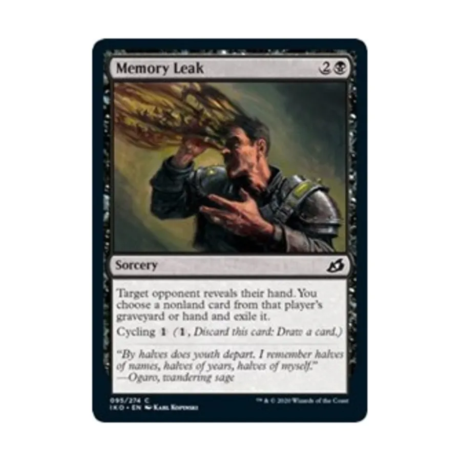 CCG Утечка памяти (С), MTG - Ikoria - Lair of Behemoths
CCG Утечка памяти (С), MTG - Ikoria - Lair of Behemoths