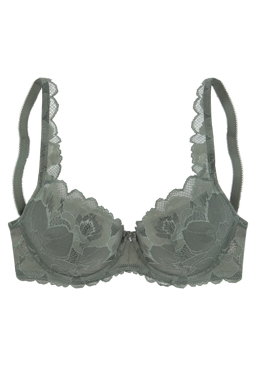 Бюстгальтер-футболка LASCANA, темно-зеленый
Бюстгальтер-футболка LASCANA, темно-зеленый