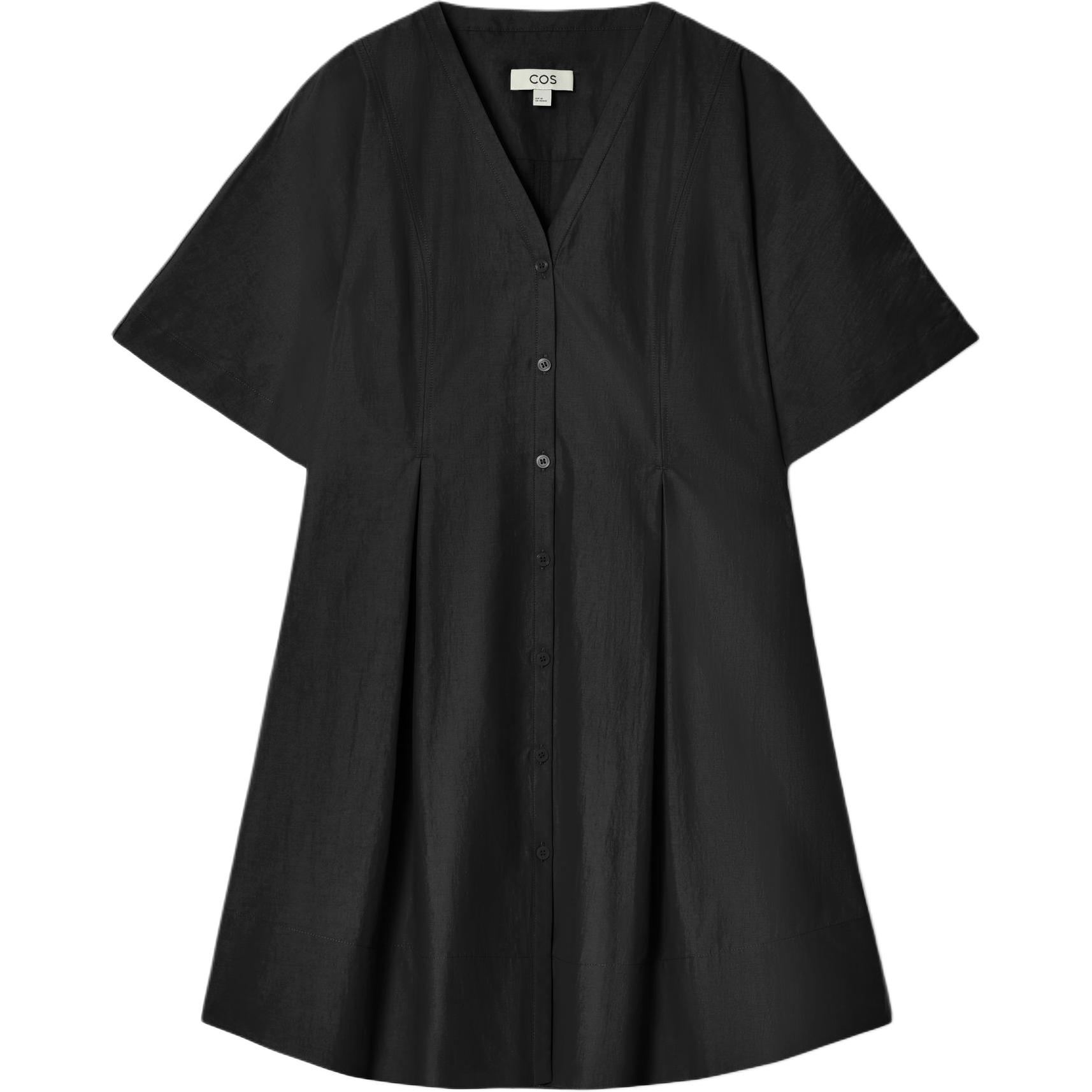 COS Женское черное платье с коротким рукавом
COS Женское черное платье с коротким рукавом